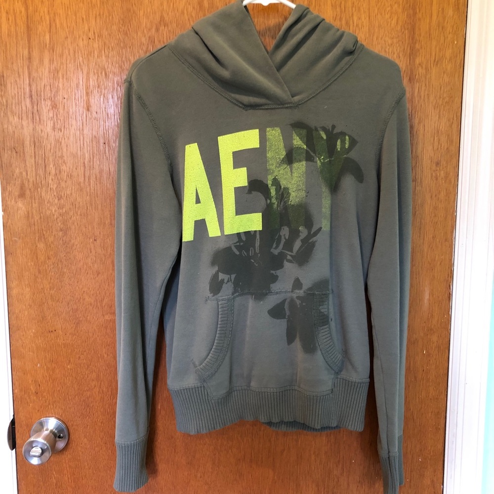 American Eagle Hoodie Olive